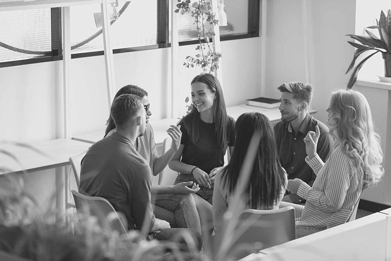 Colleagues in a Meeting 